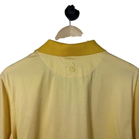 Aristo Eighteen Ar18to Men’s Classic Golf Polo in Yellow Size M - Picture 9 of 9